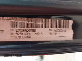 2012 Dodge Challenger SXT Plus with VIN 2C3CDYAG5CH268607, listed as a IAAI auction lot 41982122 with 188,091 mi miles. Bid and sale history available at carsss.com. Image 8.