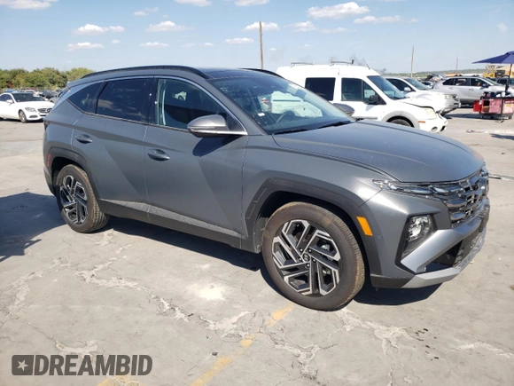 2025 Hyundai Tucson Limited with VIN 5NMJE3DE8SH446896, listed as a Copart auction lot 72633544 with 397 mi miles and Salvage Title. Bid and sale history available at carsss.com. Image 4.