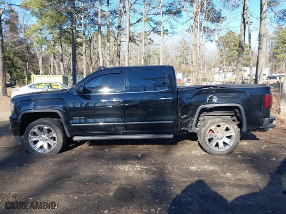 2018 GMC Sierra 1500 Denali with VIN 3GTU2PEJ5JG308087, listed as a IAAI auction lot 41343443 with 108,644 mi miles. Bid and sale history available at carsss.com. Image 13.
