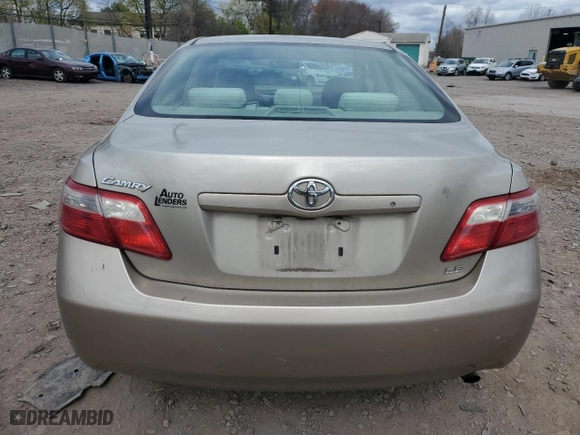 2007 Toyota Camry CE with VIN 4T1BE46KX7U623408, listed as a Copart auction lot 53290555 with 84,358 mi miles and Salvage Title. Bid and sale history available at carsss.com. Image 6.