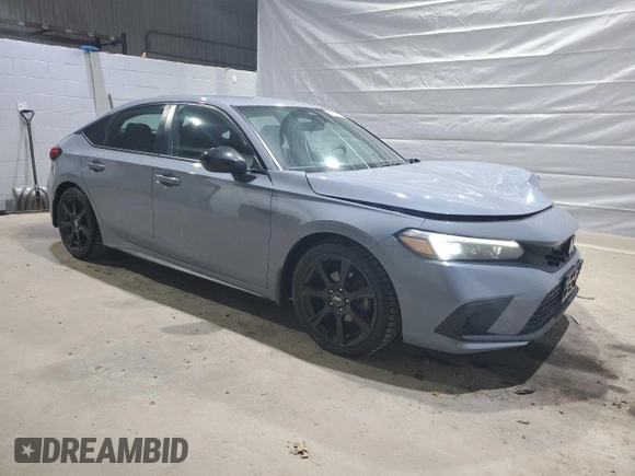 2023 Honda Civic Sport with VIN 19XFL2H83PE004830, listed as a Copart auction lot 48490575 with 30,358 mi miles and Salvage Title. Bid and sale history available at DreamBid. Image 4.