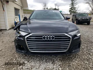 2019 Audi A6 Premium with VIN WAUK2AF24KN064126, listed as a Copart auction lot 53026015 with 55,664 mi miles and Salvage Title. Bid and sale history available at carsss.com. Image 5.