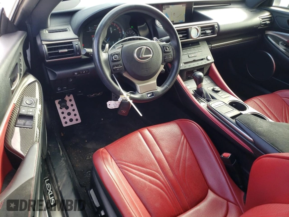 2015 Lexus RC F F z VIN JTHHP5BC0F5002540, wystawiony jako Copart lot #85152454 z przebiegiem 107 623 mil mil oraz Szkoda całkowita • Salvage title. Historia ofert i sprzedaży dostępna na DreamBid. Obrazek 8.