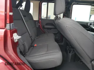 2021 Jeep Wrangler Unlimited Sahara with VIN 1C4HJXEN8MW613404, listed as a Copart auction lot 47881735 with 48,379 mi miles and Salvage title. Bid and sale history available at DreamBid. Image 11.