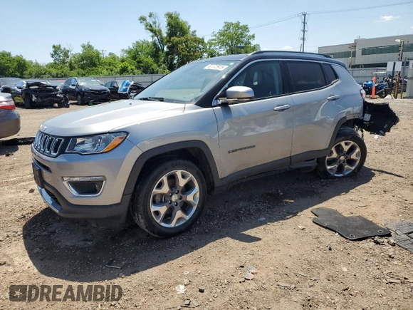 2020 Jeep Compass Limited z VIN 3C4NJDCB8LT164658, wystawiony jako Copart lot #61172915 z przebiegiem 36 620 mil mil oraz Szkoda całkowita • Salvage title. Historia ofert i sprzedaży dostępna na DreamBid. Obrazek 1.