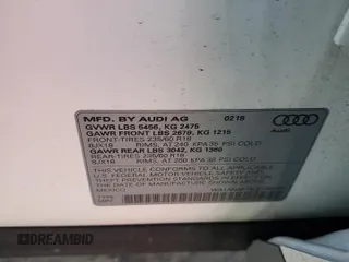 2018 Audi Q5 Premium with VIN WA1ANAFY6J2140207, listed as a Copart auction lot 48762965 with 54,070 mi miles and Salvage Title. Bid and sale history available at carsss.com. Image 13.
