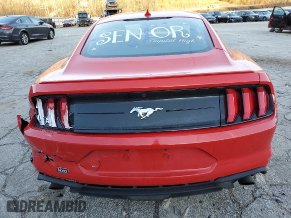 2023 Ford Mustang EcoBoost with VIN 1FA6P8THXP5105685, listed as a Copart auction lot 85988494 with 32,986 mi miles and Salvage Title. Bid and sale history available at carsss.com. Image 6.