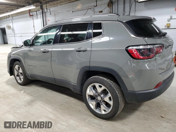 2021 Jeep Compass Limited with VIN 3C4NJDCB8MT524030, listed as a Copart auction lot 51292855 with 69,328 mi miles and Salvage Title. Bid and sale history available at carsss.com. Image 2.