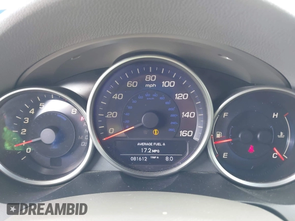2008 Acura RL Tech Pkg with VIN JH4KB16638C003424, listed as a IAAI auction lot 41657001 with 81,612 mi miles. Bid and sale history available at carsss.com. Image 7.