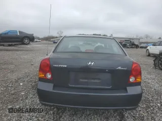 2005 Hyundai Accent GLS with VIN KMHCG45C85U671205, listed as a Copart auction lot 44362455 with 93,032 mi miles and Salvage Title. Bid and sale history available at carsss.com. Image 6.
