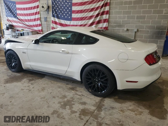 2015 Ford Mustang GT with VIN 1FA6P8CF0F5431038, listed as a Copart auction lot 59287955 with 75,290 mi miles and Salvage title. Bid and sale history available at DreamBid. Image 2.