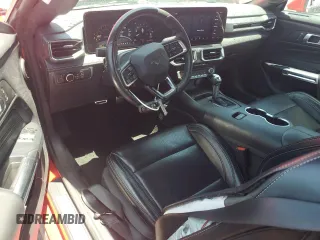 2024 Ford Mustang EcoBoost with VIN 1FA6P8TH5R5133459, listed as a Copart auction lot 61395845 with 27,489 mi miles and Salvage title. Bid and sale history available at DreamBid. Image 8.