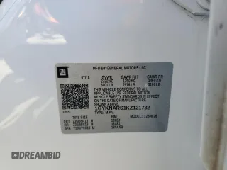 2019 Cadillac XT5 FWD with VIN 1GYKNARS1KZ121732, listed as a Copart auction lot 54882885 with 72,142 mi miles and Salvage title. Bid and sale history available at DreamBid. Image 13.