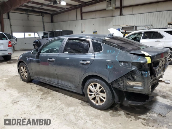 2016 Kia Optima LX with VIN 5XXGT4L38GG019021, listed as a Copart auction lot 42590785 with 94,728 mi miles and Salvage Title. Bid and sale history available at DreamBid. Image 2.