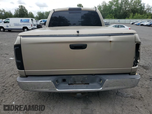 2002 Dodge 1500 with VIN 1D7HA16K52J232739, listed as a Copart auction lot 73134014 with 143,950 mi miles and Salvage Title. Bid and sale history available at DreamBid. Image 6.