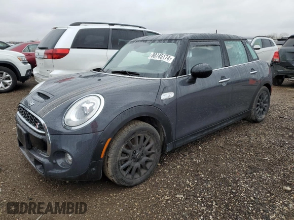 2018 MINI Hardtop 4 Door Cooper S with VIN WMWXU3C50J2F49733, listed as a Copart auction lot 80745174 with 35,755 mi miles and Salvage title. Bid and sale history available at DreamBid. Image 1.