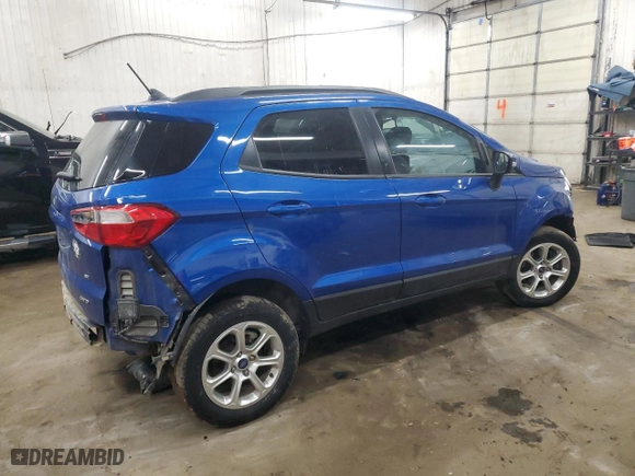 2018 Ford EcoSport SE with VIN MAJ6P1ULXJC226780, listed as a Copart auction lot 46616845 with NaN miles and Salvage Title. Bid and sale history available at carsss.com. Image 3.