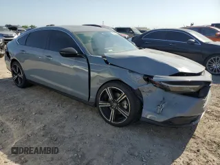 2023 Honda Accord Sport с VIN 1HGCY2F56PA000451, выставлен на аукционе Copart как лот 51900885 с пробегом 28 870 миль миль и Списание • Salvage title. История ставок и продаж доступна на DreamBid. Изображение 4.
