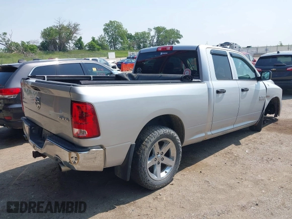 2014 Ram 1500 Tradesman with VIN 1C6RR7FT2ES106542, listed as a IAAI auction lot 42461071 with 117,402 mi miles and . Bid and sale history available at DreamBid. Image 4.