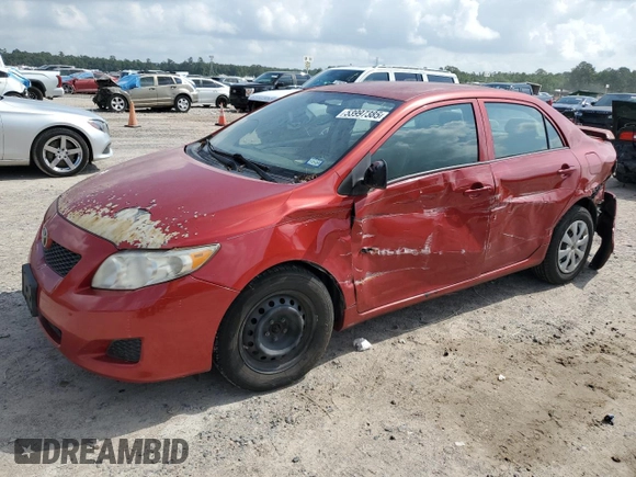 2010 Toyota Corolla with VIN 1NXBU4EEXAZ317363, listed as a Copart auction lot 53997385 with 234,223 mi miles and Salvage Title. Bid and sale history available at carsss.com. Image 1.