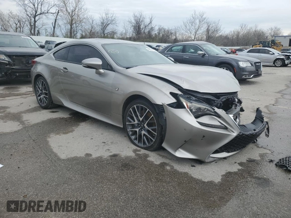 2016 Lexus RC 200t F Sport z VIN JTHHA5BCXG5002550, wystawiony jako Copart lot #48551625 z przebiegiem 89 857 mil mil oraz Szkoda całkowita • Salvage title. Historia ofert i sprzedaży dostępna na DreamBid. Obrazek 4.
