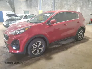 2020 Kia Sportage LX with VIN KNDPM3ACXL7725095, listed as a Copart auction lot 51102965 with 28,759 mi miles and Salvage Title. Bid and sale history available at carsss.com. Image 1.