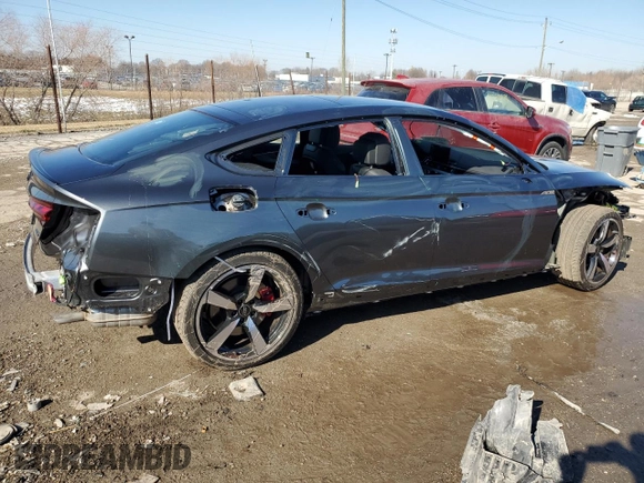 2023 Audi A5 Sportback S line Premium Plus with VIN WAUFACF55PA053337, listed as a Copart auction lot 43801904 with 1,867 mi miles. Bid and sale history available at carsss.com. Image 3.