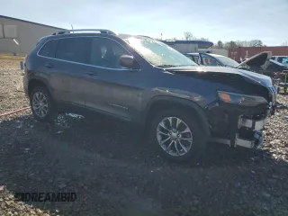 2019 Jeep Cherokee Latitude Plus with VIN 1C4PJLLB4KD316779, listed as a Copart auction lot 49505815 with 102,269 mi miles and Salvage Title. Bid and sale history available at carsss.com. Image 4.