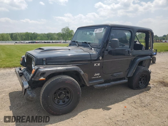 2005 Jeep Wrangler X z VIN 1J4FA39S75P321328, wystawiony jako Copart lot #59711505 z przebiegiem 126 768 mil mil oraz Szkoda całkowita • Salvage title. Historia ofert i sprzedaży dostępna na DreamBid. Obrazek 1.