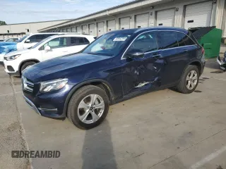 2018 Mercedes-Benz GLC 300 with VIN WDC0G4KBXJV075093, listed as a Copart auction lot 58542395 with 65,556 mi miles and Salvage title. Bid and sale history available at DreamBid. Image 1.