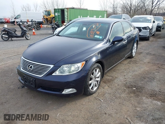 2008 Lexus LS LWB with VIN JTHGL46F785021269, listed as a IAAI auction lot 41882714 with 123,534 mi miles. Bid and sale history available at carsss.com. Image 17.