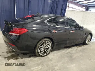 2021 Genesis G70 2.0T with VIN KMTG64LA7MU072306, listed as a Copart auction lot 46165345 with 78,452 mi miles and Clean title. Bid and sale history available at DreamBid. Image 3.