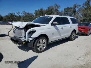 2024 Ford Expedition z VIN 1FMJK1N85REA68910, wystawiony jako Copart lot #46275485 z przebiegiem 3 386 mil mil oraz Szkoda całkowita • Salvage title. Historia ofert i sprzedaży dostępna na DreamBid. Obrazek 1.