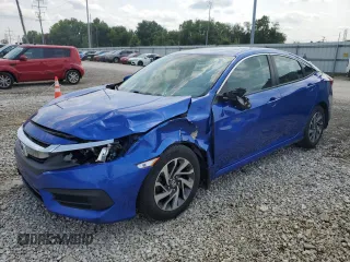 2017 Honda Civic EX z VIN 19XFC2F7XHE070612, wystawiony jako Copart lot #60177335 z przebiegiem 85 443 mil mil oraz Szkoda całkowita • Salvage title. Historia ofert i sprzedaży dostępna na DreamBid. Obrazek 1.