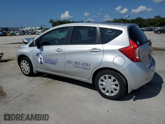 2016 Nissan Note S Plus with VIN 3N1CE2CP7GL387214, listed as a Copart auction lot 72278144 with 38,827 mi miles and Salvage Title. Bid and sale history available at DreamBid. Image 2.