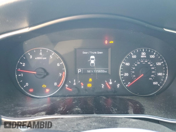 2015 Kia Cadenza Premium with VIN KNALN4D77F5168594, listed as a Copart auction lot 80890504 with 115,693 mi miles and Salvage Title. Bid and sale history available at carsss.com. Image 9.