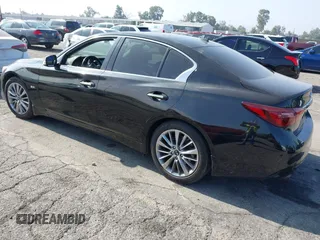 2018 Infiniti Q50 Luxe with VIN JN1EV7AP9JM358741, listed as a IAAI auction lot 42644098 with 101,553 mi miles and . Bid and sale history available at DreamBid. Image 3.