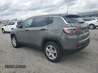 2024 Jeep Compass Sport z VIN 3C4NJDAN9RT600164, wystawiony jako Copart lot #50382315 z przebiegiem 3 710 mil mil oraz Szkoda całkowita • Salvage title. Historia ofert i sprzedaży dostępna na DreamBid. Obrazek 2.