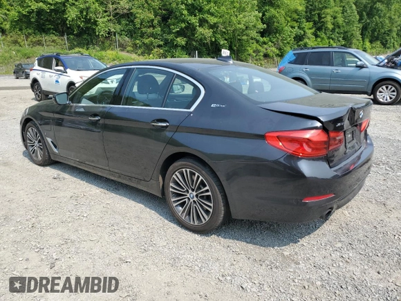2018 BMW 5 Series 530e xDrive z VIN WBAJB1C52JG623900, wystawiony jako Copart lot #58125105 z przebiegiem 101 615 mil mil oraz Szkoda całkowita • Salvage title. Historia ofert i sprzedaży dostępna na DreamBid. Obrazek 2.