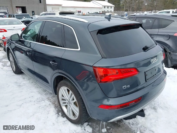 2018 Audi Q5 Premium Plus with VIN WA1BNAFY9J2132381, listed as a IAAI auction lot 41595689 with 66,543 mi miles. Bid and sale history available at carsss.com. Image 3.
