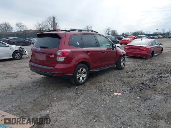 2017 Subaru Forester Premium with VIN JF2SJAEC4HG462614, listed as a IAAI auction lot 41647029 with 162,492 mi miles. Bid and sale history available at carsss.com. Image 4.