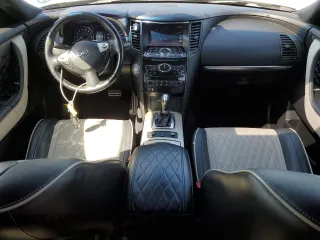 2017 Infiniti QX70 with VIN JN8CS1MW3HM411378, listed as a Copart auction lot 50746075 with 36,738 mi miles and Salvage title. Bid and sale history available at DreamBid. Image 8.