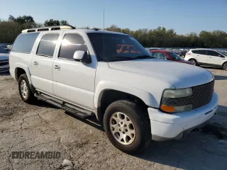 2004 Chevrolet Suburban Z71 with VIN 3GNFK16Z04G232347, listed as a Copart auction lot 80417404 with 243,906 mi miles and Salvage Title. Bid and sale history available at carsss.com. Image 4.
