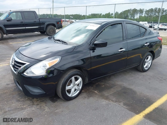 2019 Nissan Versa Sedan SV with VIN 3N1CN7AP6KL836259, listed as a IAAI auction lot 42106727 with 135,385 mi miles. Bid and sale history available at carsss.com. Image 2.
