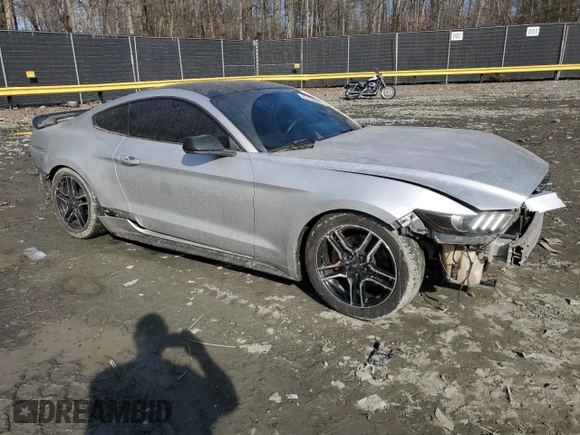 2016 Ford Mustang V6 with VIN 1FA6P8AM9G5229110, listed as a Copart auction lot 43180685 with 126,551 mi miles and Salvage Title. Bid and sale history available at carsss.com. Image 4.