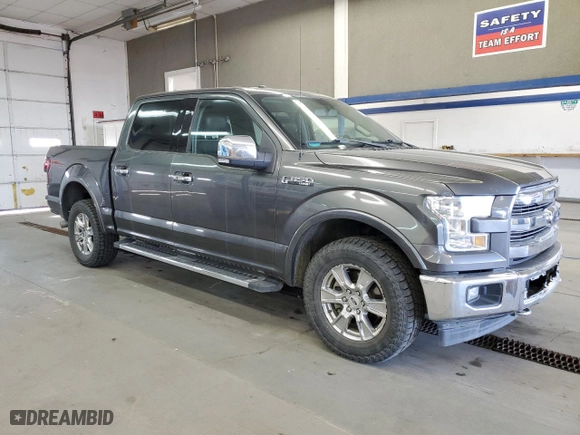 2017 Ford F-150 XL with VIN 1FTEW1EF9HFB41827, listed as a Copart auction lot 51800365 with 101,893 mi miles and Salvage Title. Bid and sale history available at carsss.com. Image 4.