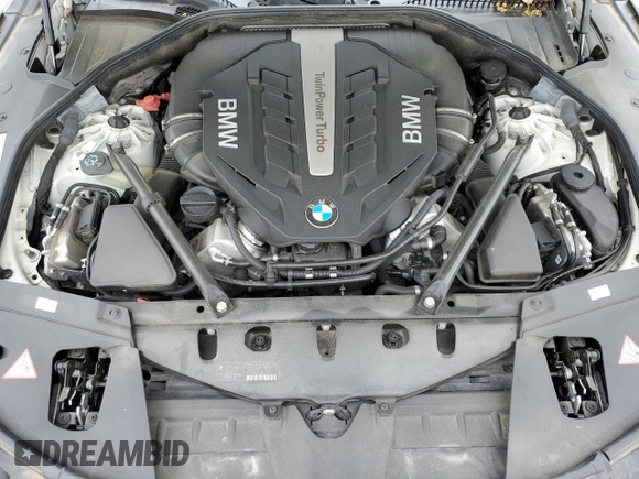 2014 BMW 7 Series ALPINA B7 xDrive with VIN WBAYF8C57ED142575, listed as a Copart auction lot 50790754 with 95,676 mi miles and Salvage Title. Bid and sale history available at DreamBid. Image 11.
