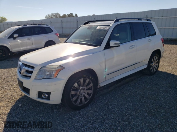 2010 Mercedes-Benz GLK 350 with VIN WDCGG5GB9AF444212, listed as a Copart auction lot 72044054 with 111,483 mi miles and Salvage Title. Bid and sale history available at DreamBid. Image 1.