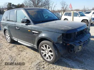 2008 Land Rover Range Rover Sport HSE with VIN SALSK25448A149150, listed as a IAAI auction lot 41785347 with 189,775 mi miles. Bid and sale history available at carsss.com. Image 1.