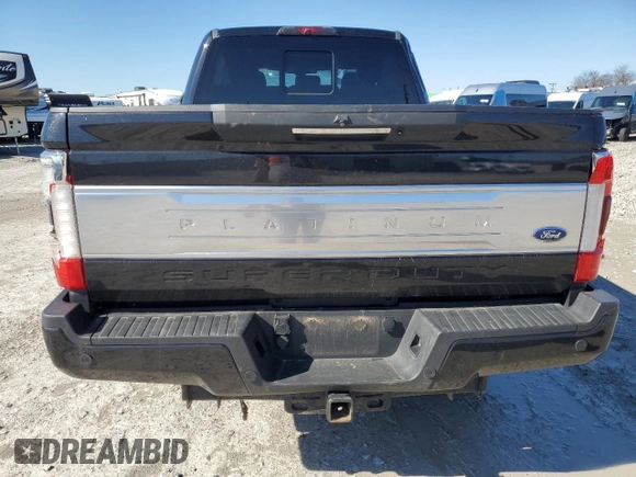 2017 Ford F-350 Platinum with VIN 1FT8W3BT0HEC40514, listed as a Copart auction lot 48598945 with 110,097 mi miles and Salvage Title. Bid and sale history available at DreamBid. Image 6.